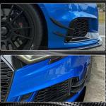 Audi RS3 8V.5 Sedan Facelift 2017-2020 Dry Carbon Fiber Front Bumper Vents 2017-2020