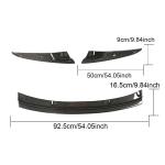 BMW 8 Series G14 G15 G16 M Sport 3-Piece Carbon Fiber Front Lip