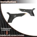 Carbon Fiber Side Fender Vent for BMW 4 Series F32 F36 M Sport 2Door 4Door 2014-2018 Front Air Intake Scoop Cover Trim 1Pair Factory Outlet