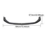 Audi RS4 B9 Typ 8W Avant 2019UP Front Bumper Lip Dry Carbon Fiber