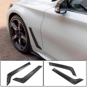Infiniti Q60 Q60S 2017-2022 Side Fender Air Vent Covers Dry Carbon Fiber