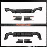 Audi RS6 C8 Avant 2019-2023 Rear Bumper Diffuser Dry Carbon Fiber