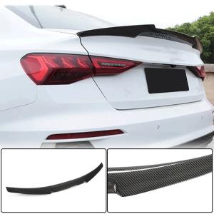 Audi A3 Sline S3 RS3 8Y Sedan 2021UP Rear Trunk Spoiler Carbon Fiber