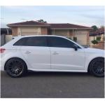 Audi S3 A3 Sline 8V Hatchback Pre-facelift 2014-2016 Side Skirts Carbon Fiber