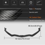 Chevrolet Corvette C8 Stingray 2020UP Front Bumper Lip Carbon Fiber