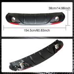 Alfa Romeo Giulia 2016-2020 Rear Bumper Diffuser Lip PP