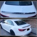 Audi A4 Sline S4 B9 B9.5 Sedan 2017-2023 Rear Trunk Spoiler Carbon Fiber/FRP