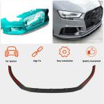 Audi RS3 8V.5 Sedan 2017-2019 Front Bumper Lip Carbon Fiber
