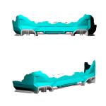 BMW 5 Series I5 G60 M Sport 2024+ Rear Bumper Diffuser Dry Carbon Fiber