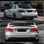 Mercedes Benz W212 E63 AMG Facelift 2013-2016 Carbon Fiber Rear Bumper Diffuser