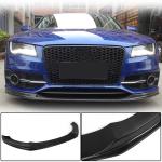 Audi S7 A7 Sline C7 Pre-facelift 2011-2014 Front Bumper Lip Carbon Fiber