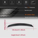 Audi TT TTS Sline MK2 8J Pre-facelift 2008-2014 Rear Trunk Spoiler Carbon Fiber