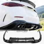 Mercedes Benz W206 C200 C300 Sedan 2022-2025 Rear Bumper Diffuser Carbon Fiber