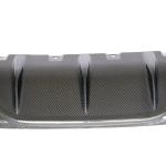 Alfa Romeo Giulia 952 Base 2015-2020 Rear Bumper Diffuser Carbon Fiber W/ Exhaust Tips Tailpipe