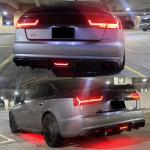 Audi A6 C7.5 Base Sedan 2016-2019 Rear Bumper Diffuser Carbon Fiber