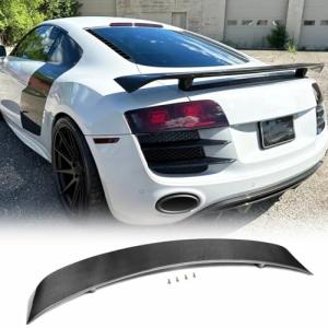 R8 Carbon Fiber Rear Trunk Spoiler for Audi R8 V8 V10 2008-2015 2-Door