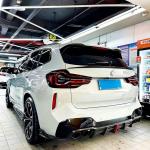 BMW X3 G01 M40i Sport Utility 2022+ Rear Bumper Diffuser Carbon Fiber