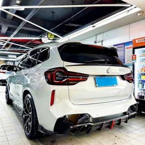 BMW X3 G01 M40i Sport Utility 2022+ Rear Bumper Diffuser Carbon Fiber