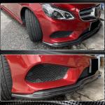 Mercedes Benz E Class W212 Sport Facelift 2013-2016 Front Bumper Lip Carbon Fiber