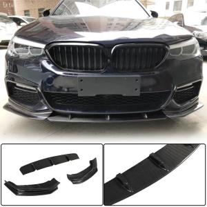 BMW 5 Series G30 G31 Pre-LCI 2017-2020 Front Bumper Lip Carbon Fiber
