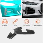 BMW 4 Series G22 G23 420i 430i M Sport M440i Front Bumper Splitters Dry Carbon Fiber