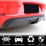 Porsche 718 (982) Boxster Cayman 2016-2019 Rear Bumper Diffuser Carbon Fiber