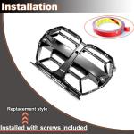 Front Bumper Grill Kidney Grille for BMW G80 M3 G82 G83 M4 2021-2025 Gloss Black Grille Replacement Style
