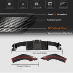 BMW 2 Series F87 M2 M2C 2016-2020 Rear Bumper Diffuser Splitters With LED Brake Light Carbon Fiber