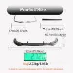 Audi RSQ8 Base Sport Utility 4-Door 2021+ Front Bumper Lip Carbon Fiber
