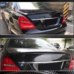Mercedes Benz S Class W221 Sedan 2008-2013 Rear Trunk Spoiler Carbon Fiber