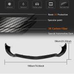 Mercedes Benz S-Class (W217) C217 S500 S550 Sport 2014-2017 Carbon Fiber Front Lip