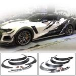 Chevrolet Camaro LT RS SS LS ZLI 2016-2019 Wheel Eyebrow Arch Trims Carbon Fiber