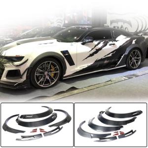 Chevrolet Camaro LT RS SS LS ZLI 2016-2019 Wheel Eyebrow Arch Trims Carbon Fiber