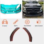 Mercedes Benz GLA Class X156 GLA45 AMG 2017-2020 Front Bumper Splitters Carbon Fiber