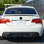 BMW 3 Series E92 E93 M Sport 2007-2012 Rear Bumper Diffuser Carbon Fiber
