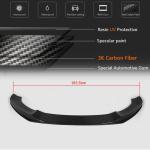 Audi S7 A7 Sline C7 Pre-facelift 2011-2014 Front Bumper Lip Carbon Fiber