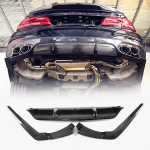 BMW 5 Series G30 Pre-LCI 2017-2019 Rear Bumper Diffuser Carbon Fiber