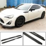 For Subaru BRZ Toyota GT86 FT86 Scion FR-S Carbon Fiber Side Skirts Door Rocker Panels Extension Lip