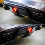 Jaguar F-Type 2015 Carbon Fiber Rear Bumper Diffuser– Direct Fit