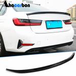 BMW 3 Series G20 G28 G80 M3 2019-2023 Rear Trunk Spoiler Golssy Black