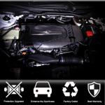 Honda Civic 10th 2016-2021 Engine Cover Trim Dry Carbon Fiber