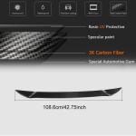 Maserati Levante Sport Utility 2016-2019 Rear Middle Spoiler Carbon Fiber/FRP