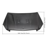 Mercedes Benz C Class W204 C63 2012-2014 Black FRP Engine Bonnet Hood Cover