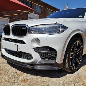 BMW X5M F85 X6M F86 2015-2019 Front Bumper Lip Carbon Fiber