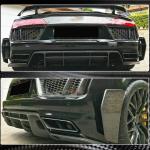 Audi R8 V10 Gen 2 4S 2016-2019 Rear Bumper Splitters Carbon Fiber