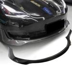 Tesla Model 3 2016-2022 Front Bumper Lip Carbon Fiber