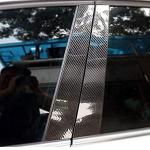 Alfa Romeo Stelvio SUV 2017-2026 Window BC-Pillar Cover Trims Carbon Fiber