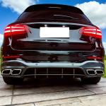 Mercedes Benz GLC Class X253 GLC250 GLC300 GLC43 GLC63 AMG 2016-2019 Rear Bumper Diffuser Carbon Fiber