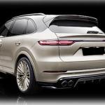 Porsche Cayenne (9Y0/9Y3) 2018-2023 Rear Bumper Diffuser Lip Carbon Fiber