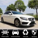 Mercedes Benz W205 C205 A205 Sport C43 Pre-facelift 2015-2019 Front Bumper Lip Carbon Fiber